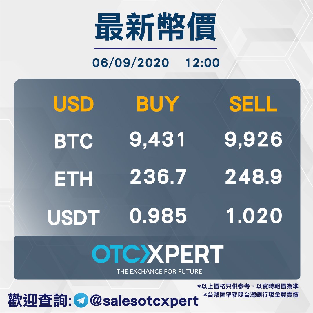 otcxpert's tweet photo. 查詢聯絡: @salesotcxpert
官方網站： https://t.co/vthH8CQ6F4
台中館：台中市西區英才路512號4樓

#BTC #ETH #USDT #OTCXPERT #OTC #P2P #比特幣 #以太幣 #泰達幣 #Bitcoin #Ethereum #Tether #虛擬貨幣 #加密貨幣 #交易平台 #BTCOTC #ETHOTC #USDTOTC #crypto #cryptocurrency #taiwancrypto https://t.co/6IaVofIzgb
