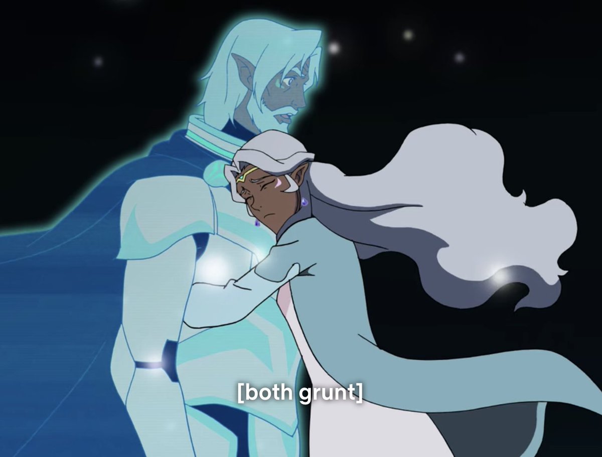 To make matters worse, this scene is written off as her wanting to do it because it's Alfor's lion - even though a major part of Allura's development as a captain/leader was her letting Alfor go back in the first season. The whole paladin thing is completely dependent on Alfor!