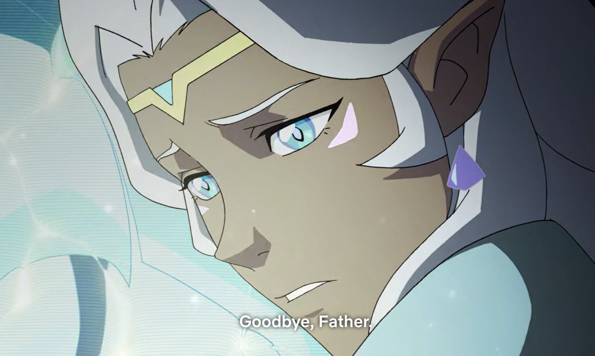 To make matters worse, this scene is written off as her wanting to do it because it& #39;s Alfor& #39;s lion - even though a major part of Allura& #39;s development as a captain/leader was her letting Alfor go back in the first season. The whole paladin thing is completely dependent on Alfor!