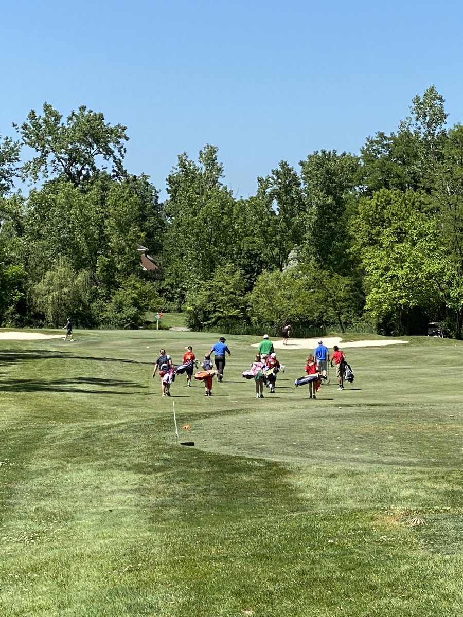 FirstTeeCLE's tweet photo. Our Playing It Safe Summer Session is off to a great start! So good to see our participants and coaches back on the course! @TheFirstTee #firstteecle https://t.co/vwL1alrxRk