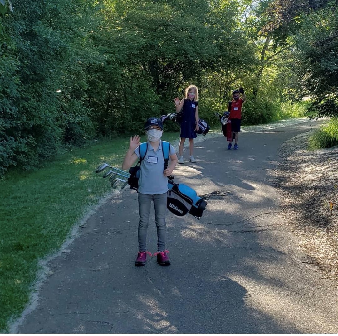 FirstTeeCLE's tweet photo. Our Playing It Safe Summer Session is off to a great start! So good to see our participants and coaches back on the course! @TheFirstTee #firstteecle https://t.co/vwL1alrxRk