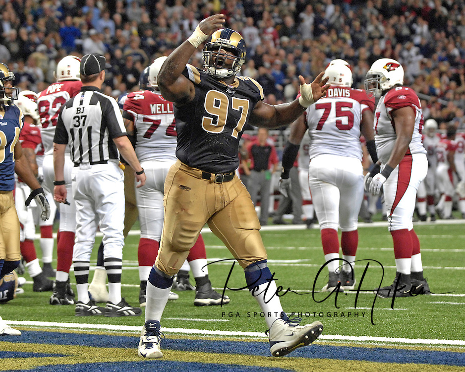 RamsBrawl's tweet photo. Day 97 (FOR REAL)
Today's #LARams #BrawlCountdownSpotlight Player is La"Roi Glover who played from 2006 to 2008 with the franchise.
Honorable Mentions-Gerald Robinson and Eugene Sims
#RamsBrawl #BrawlNetwork #NFL #NFLTwitter #Rams https://t.co/1DFIqMDp6l