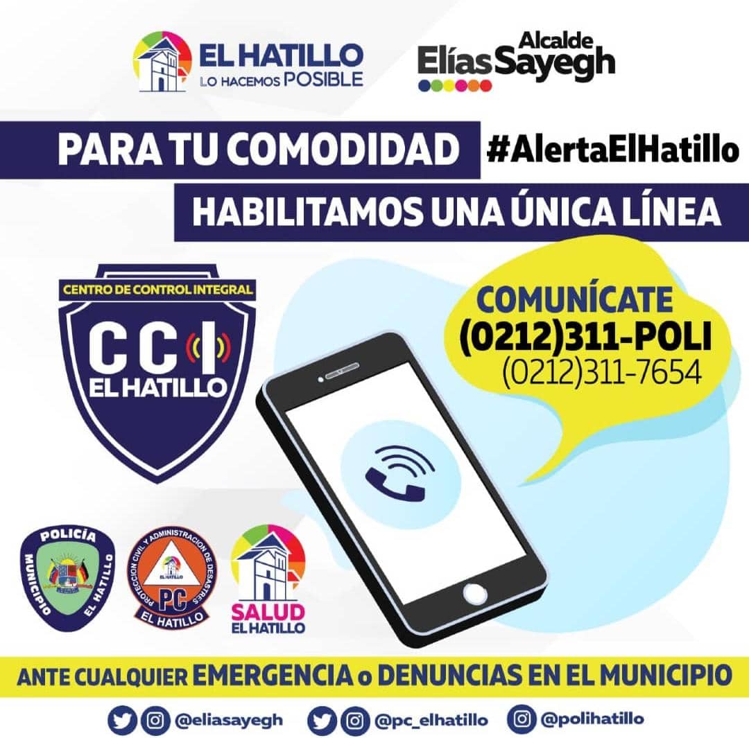 eliasayegh's tweet photo. Llueve fuertemente en nuestro municipio #ElHatillo. Simultáneamente varios sectores se encuentran sin servicio eléctrico.

Nuestro equipo de @PC_ElHatillo y @PoliciaHatillo se encuentran atentos ante cualquier emergencia. #AlertaElHatillo https://t.co/KRndirktli