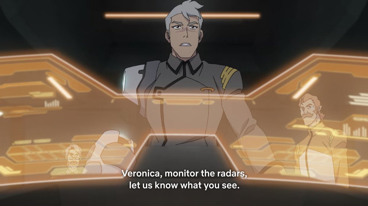 And although the ATLAS is powered by the crystal from Allura's fallen castle, it is not SHE who gets to become its captain, but rather Shiro.This leads us to Shiro's "Dead Men Defrosting."