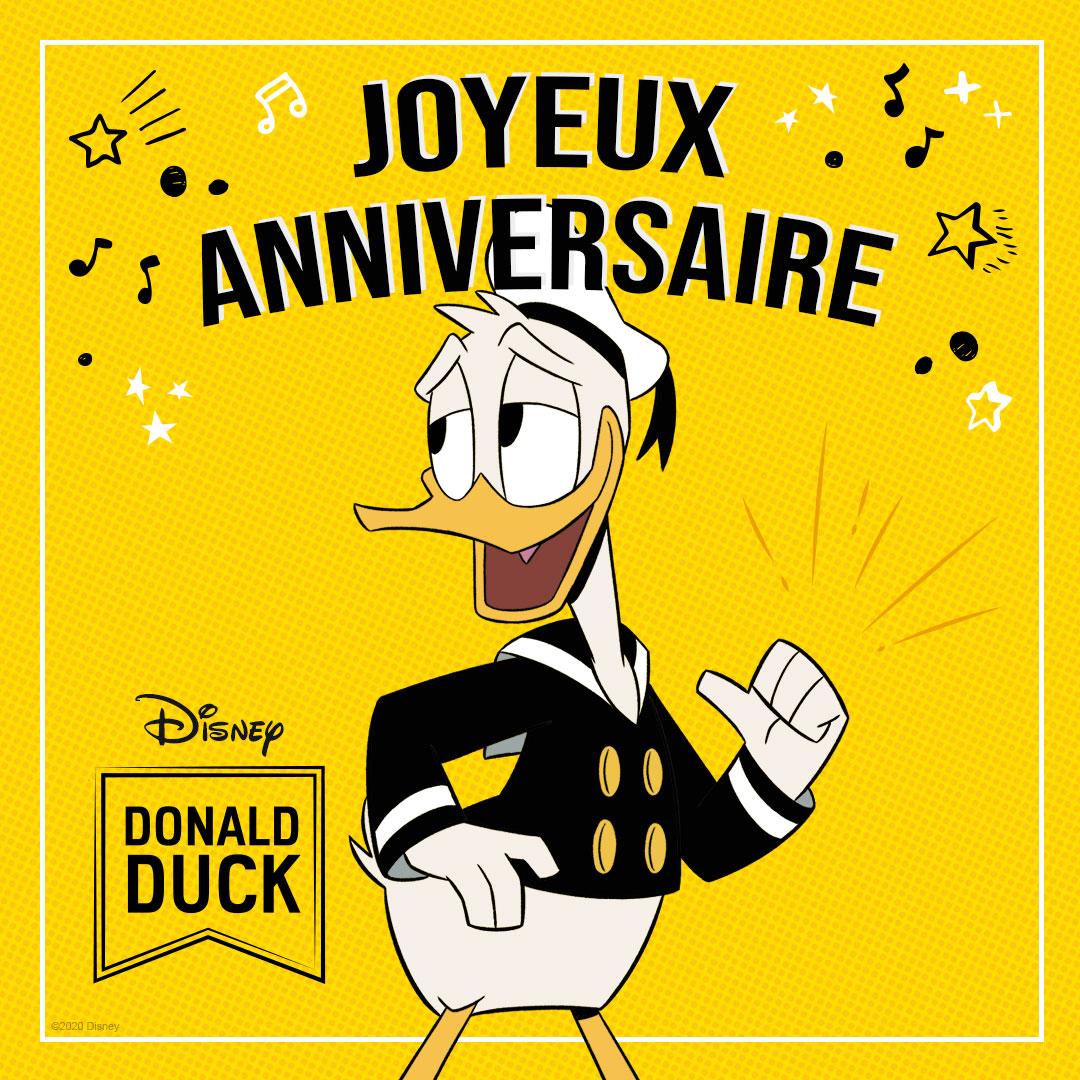 Disney Channel Joyeux Anniversaire Donald 86 Ans Et Pas Une Ride Mais Quel Est Son Secret