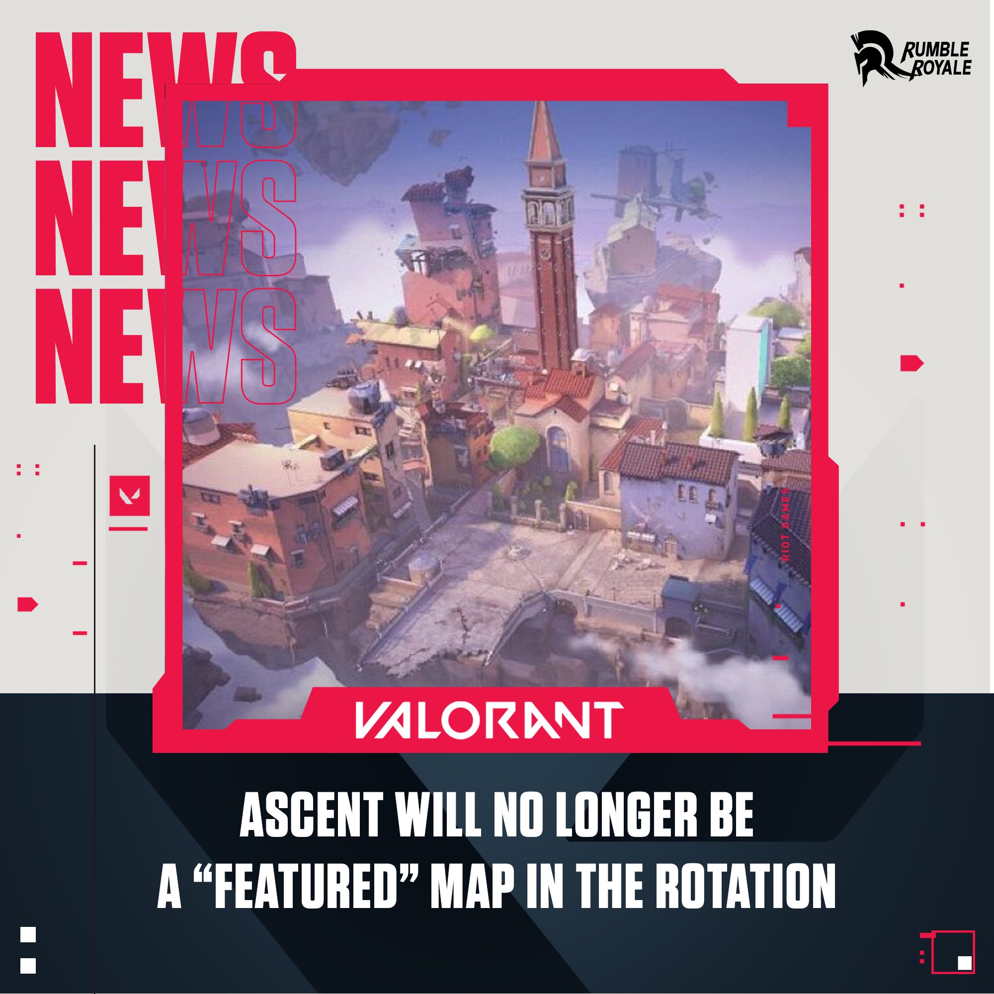 VALORANT: Ascent no longer 'featured' in map rotation - Valorant