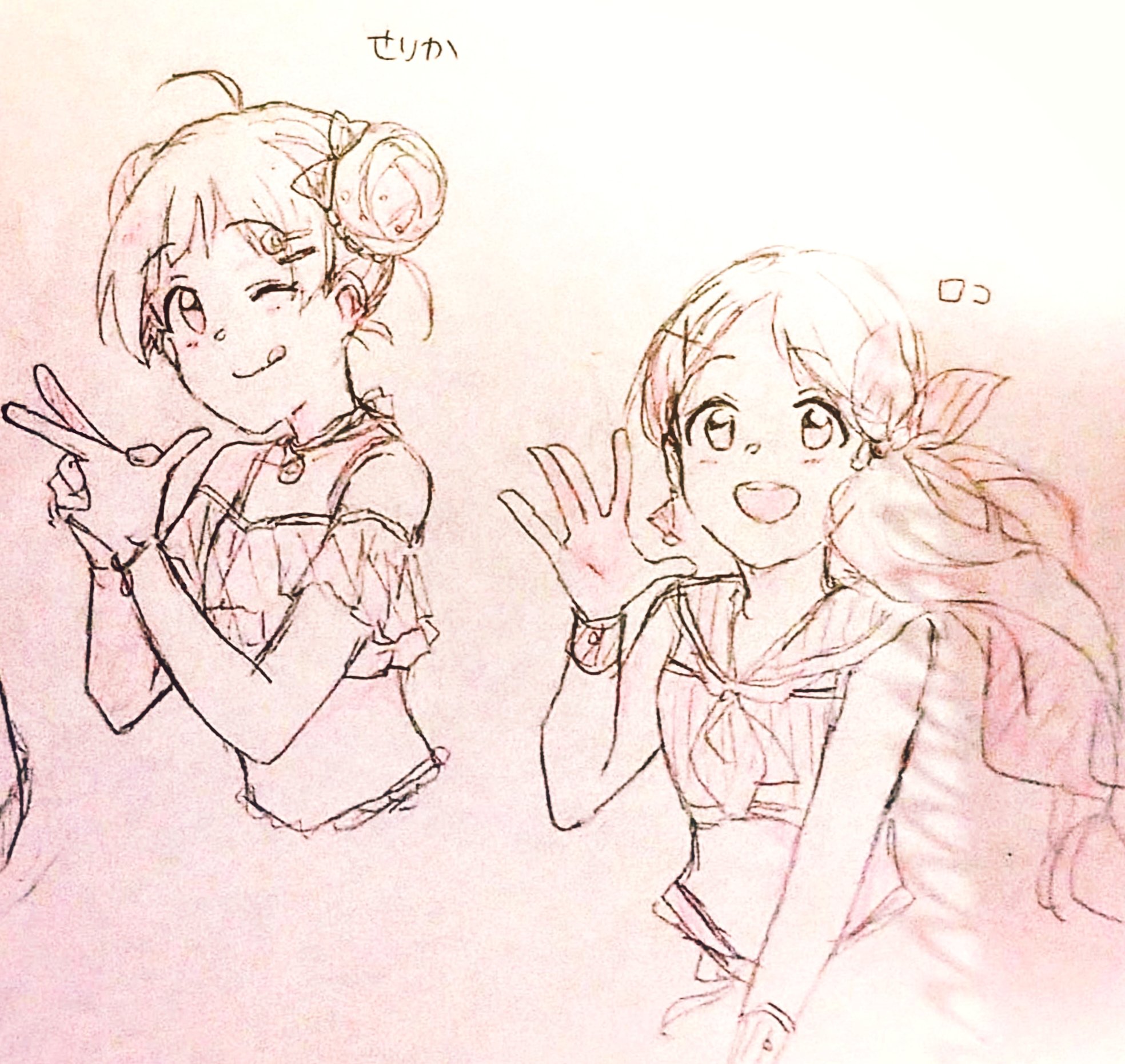なつ ミリシタで髪型変更見たいなって落書き お団子とかもっと増えて T Co Tqw8omrxvu Twitter