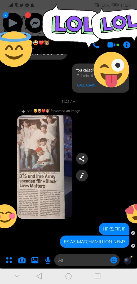 themakkachin's tweet photo. GUYS GUYS GUYS MY DAD LIVESBIN SWITZERLANDAND ARMY AND BTS R IN THE NEWSPAPER HOLY CRAP #BTS #MatchAMillion #MatchedAMillion https://t.co/XZunemkXUd