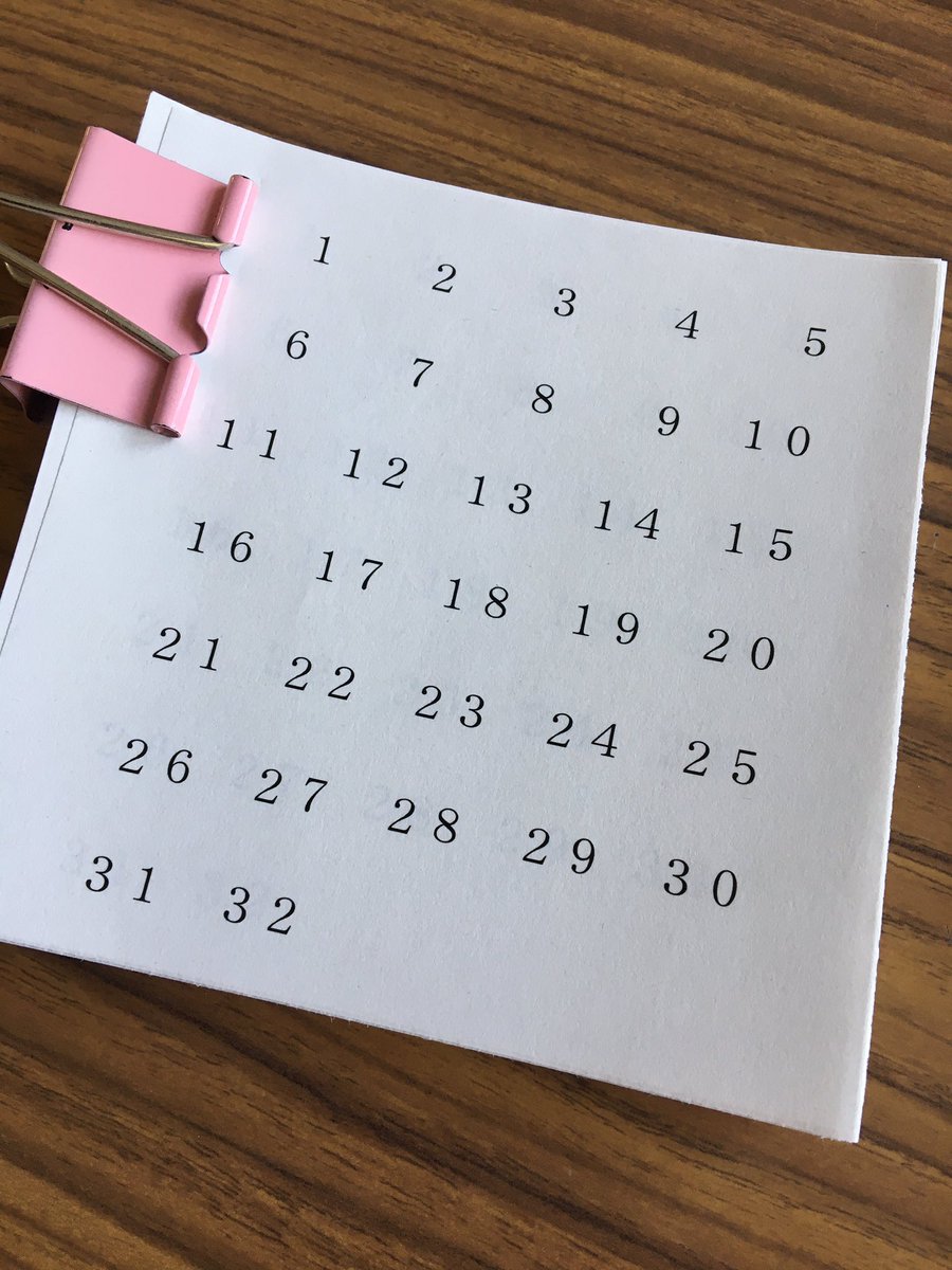 松村英治 小学校教員 提出物を名簿にチェックするほどでもないときは この 番号だけ名簿 にささっとチェック 何十枚も印刷して教室に置いておくと便利 児童名と名簿番号が一致してくる年度の後半はさらに使いやすくなる