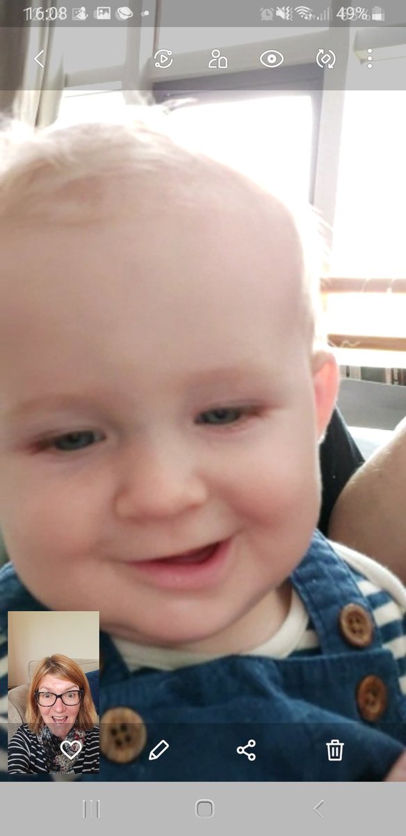"Connecting with my Mum and Dad is the best , but it's fun to have a what's app call and chat to other people. "
Seeing the world through babies eyes.
#IMHAW2020 
<a href="/maurapps/">Maura Appleby</a> <a href="/EmmaMcDonough6/">Emma McDonough</a> <a href="/StockportNHS/">Stockport NHS FT</a> <a href="/dad_matters/">Dad Matters - ARCHIVED ACCOUNT</a>