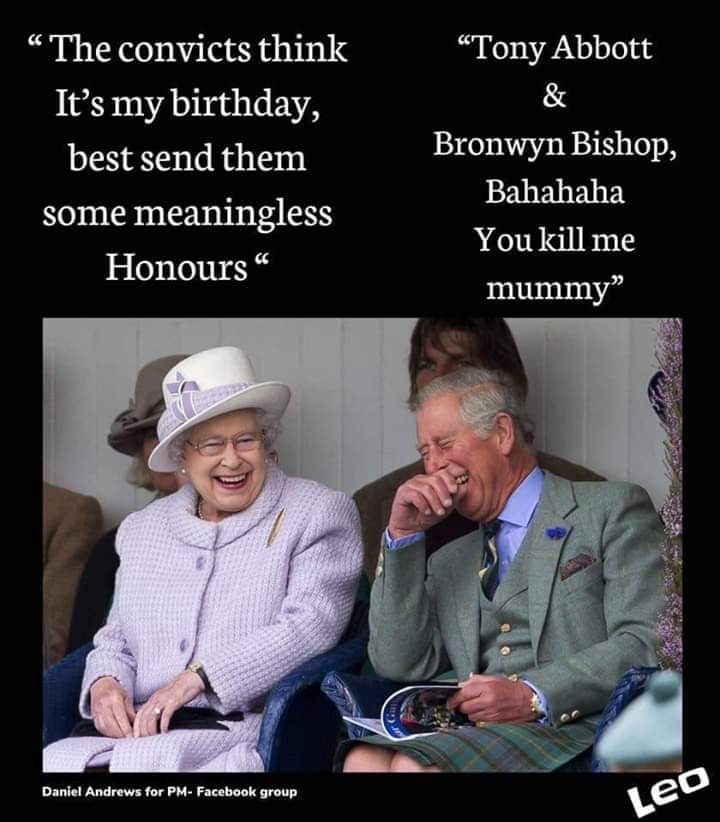 justanuthatweet's tweet image. Enough said. 😆#meaninglesshonours #QueensBirthdayHonours #youhavetobekiddingme