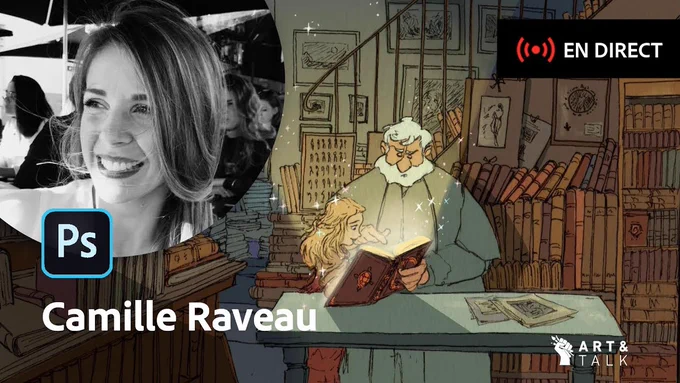 FR - Rendez vous ce vendredi à 16h sur la chaine @AdobeFrance  en compagnie de Camille Raveau pour un nouvel Art and Talk  :  https://t.co/6l6eHBQAPi 
