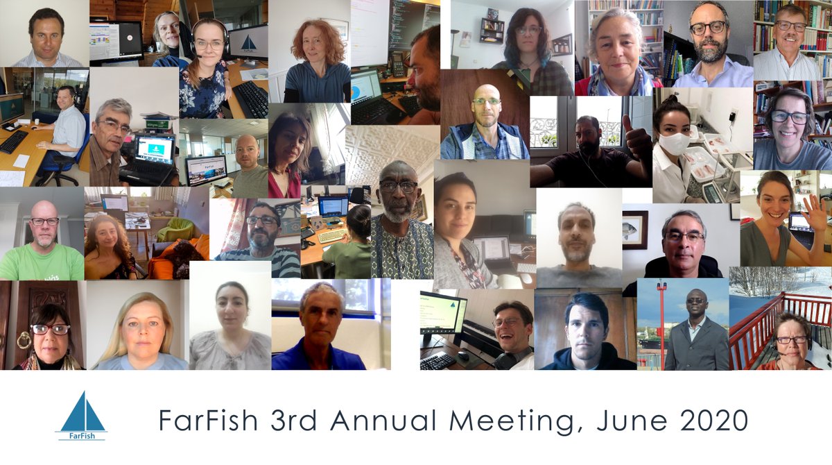 FarFisH2020's tweet photo. The 3rd annual meeting of the #FarFish project was a bit different this year but we did good. :) #sustainablefisheries https://t.co/Dp5upMKLWx