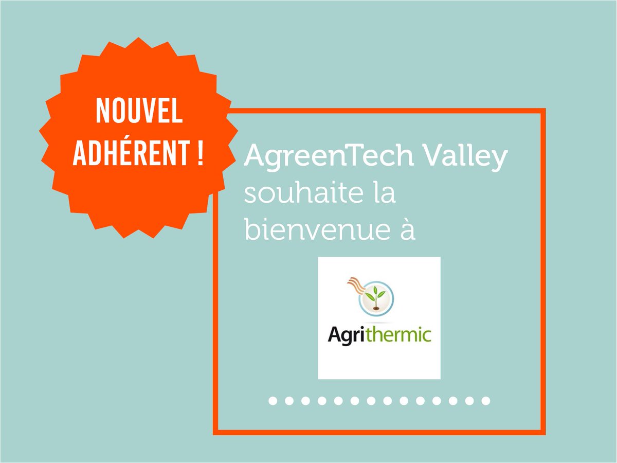 [Nouvel adhérent] 👏

<a href="/AgreentechV/">AgreenTech Valley</a> est heureux de compter <a href="/Agrithermic/">Agrithermic</a> parmi ses adhérents.

Bureau d'études spécialiste de l'efficacité énergétique des serres agricoles. <a href="/hortinergy/">Hortinergy</a> 

👉 Ensemble, mutualisons nos compétences au service de l’agriculture numérique ! 🌱