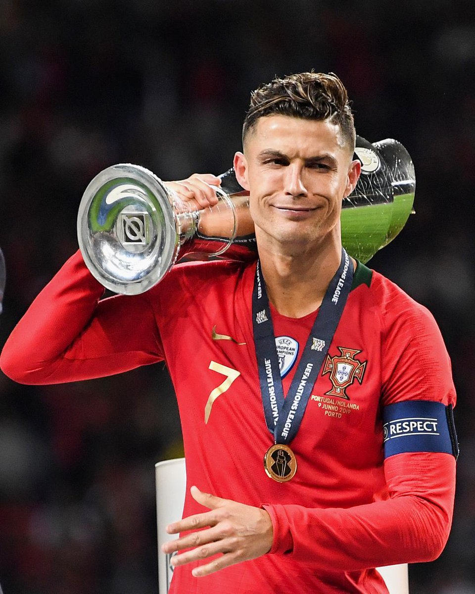 brfootball's tweet photo. One year ago today Portugal won the first Nations League trophy 🏆 https://t.co/MP2OpwmIWW