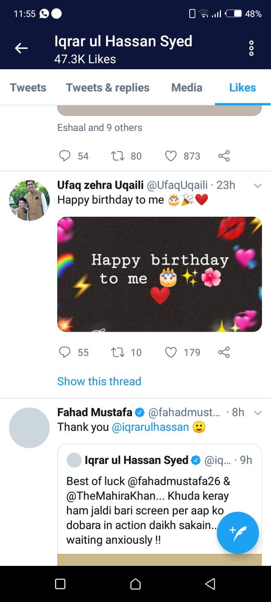 UfaqUqaili's tweet photo. So here is my second birthday gift from Iqrar Bhai 😭😍🌺❤️
Alhamdulillah blessed ❤️
Thankkkkkkkkkkk youuuuuuuuuuu sooooooooooooo much Iqrar Bhai 😭😍♥️♥️♥️♥️ it's means allot 🌺🌺 salamat rahy hamesha ♥️
@iqrarulhassan
#LotsofLove ❤️
#LotsofPrayers 🌺
#StayBlessed ☺️ https://t.co/FUy4CxIcfj