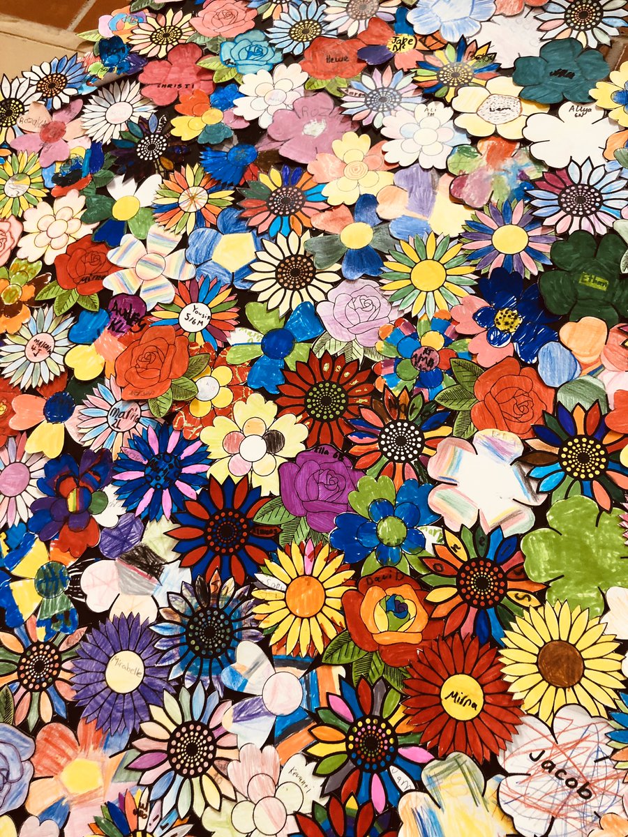 Our ‘staying connected’ art. Beautiful, vibrant colours. <a href="/Genelle029/">Genelle Petruszenko</a>