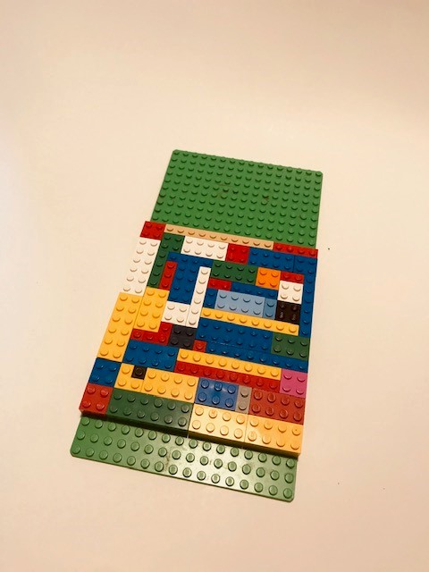 NottmLibraries's tweet image. This week's Lego challenge is to make a mosaic. You can choose a particular pattern, colour, shape or just go random! Here are some of ours.  We'd love to see some pictures of your Lego mosaics. #Librariesfromhome #LetsBuild #Lego