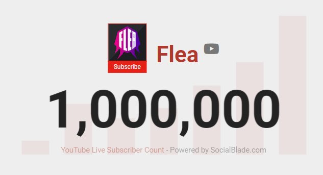 ftierFlea's tweet photo. Words can't really describe how it feels to reach this milestone. It's crazy to think doing something I love has led me to where I am now and to every single one of you, whether you watch all my videos or even just one, I appreciate you being apart of this journey. Love you all💜 https://t.co/dxhWX9rLm1