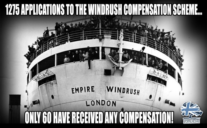 BOlulode's tweet photo. As of May 2020, there have been 1275 applications to the Windrush Compensation Scheme. Only 60 applicants have received anything! That is less than 5%!
13 people falsely deported died!
#ShameOnYouTories #BlackLivesMatter #windrushscandal 
#SittingInLimbo https://t.co/WU9Nkp12Io https://t.co/thbcPruGOe