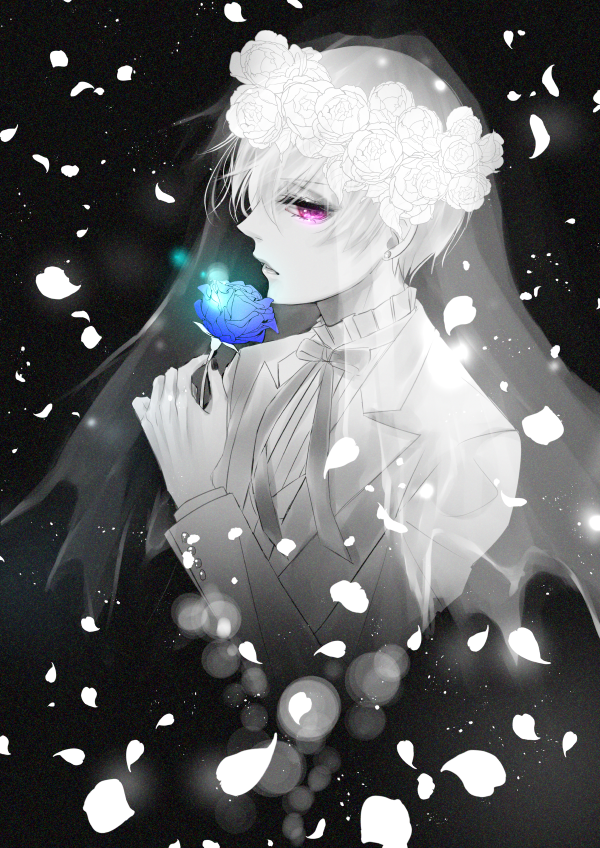 「悪魔の日に悪魔ぼっちゃを描こうと思って途中まで描いてやめたの塗ってみた(*' `」|🍭じん子＠低浮上のイラスト