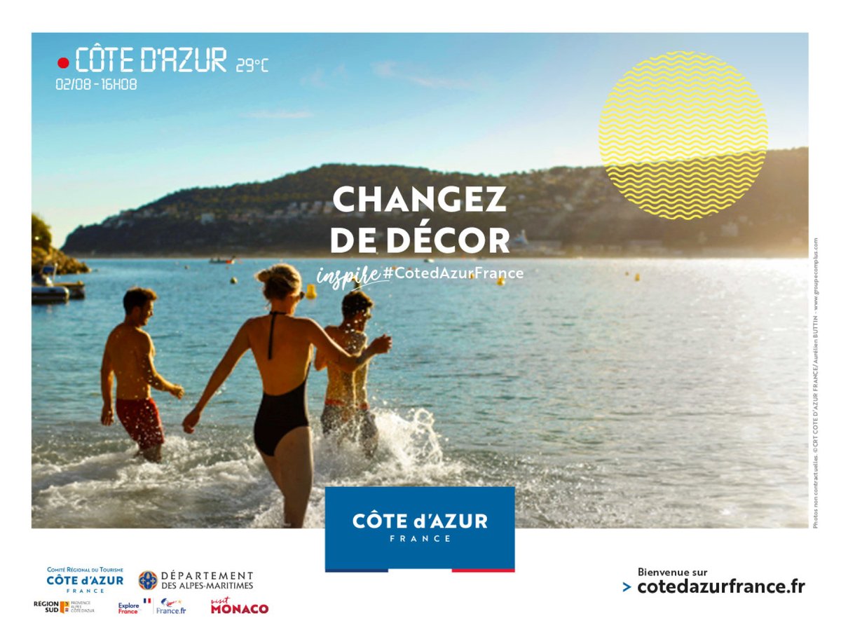 ProCotedazur's tweet photo. 💻#WEBINAIRE Le CRT #CotedAzurFrance organise jeudi 11 juin de 10h30 à 12h00, un webinaire dédié à la présentation du #PlanDeRelance #Tourisme @VisitCotedazur. Inscrivez-vous dès maintenant sur 👉🏻https://t.co/xC1KOmWPHl.

#SoutenonsNosEntreprises #SoutenonsNotreEconomie https://t.co/fefb384mu4