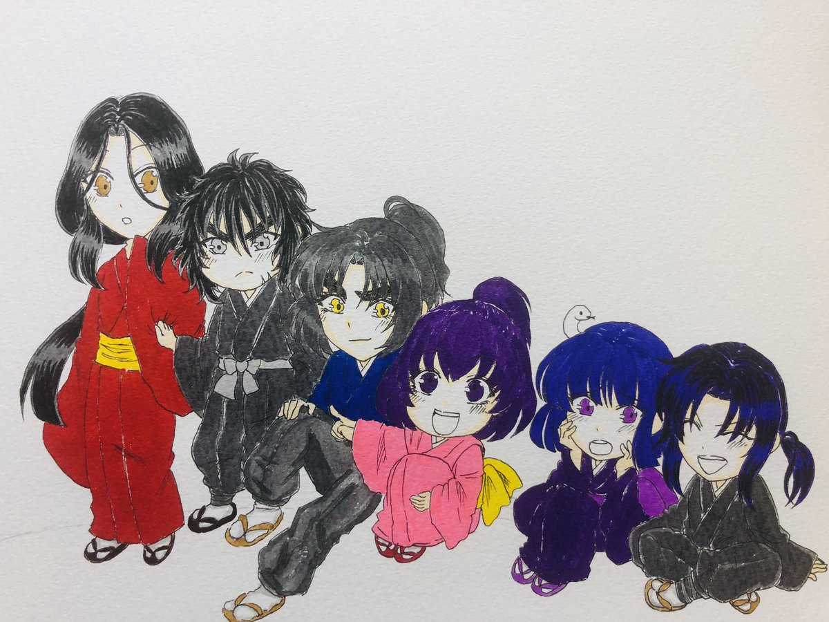 バジリスク 水彩ペン アナログイラスト 朱絹と小四郎が追加されました げんぱち 救いは大自然と幻覚の中だけ あと睡眠のイラスト バジリスク 水彩ペン アナログイラスト 朱絹と小四郎が追加されました げんぱち 救いは大自然と幻覚の中だけ あと睡眠のイラスト