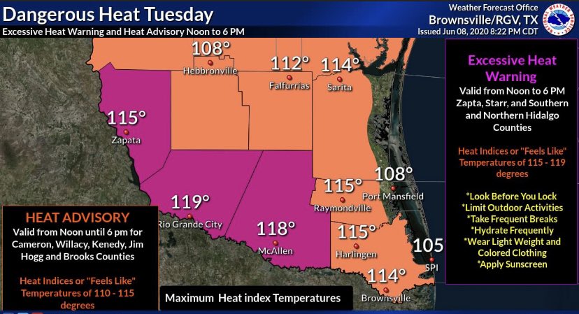 SuperStarcomedy's tweet photo. #heat kills the Rona right 😳😳😳😳 #rgv tomorrow is gonna be hotter than the LOS @Chargers new uniforms #bringyourdogsinside https://t.co/fqUGXHKyWv