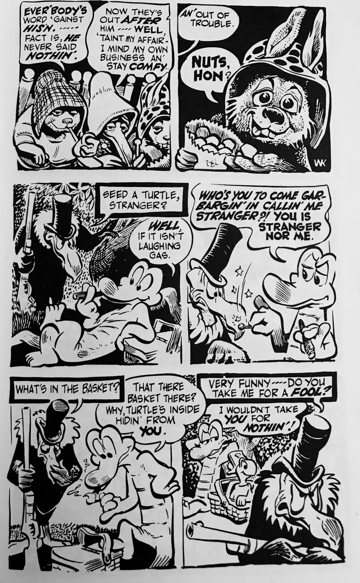 Pogo Re-Runs by Walt Kelly - Kelly was at his best when he was lampooning politics, and thankfully here’s three storylines where he mocks the bid for the presidency. It’s easy to get lost in the comedic chaos of this strip, but I still find myself enjoying the hell out of it.