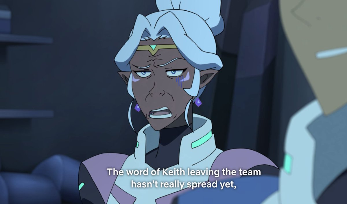 She doesn't even get to be a Princess in the Voltron show! They make her be Keith! Lance and Shiro also step on her during the ice show, which bothers me personally. You don't step on a princess!!!