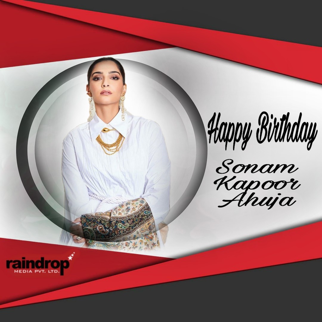 Here's wishing the super stunning <a href="/sonamakapoor/">Sonam K Ahuja</a> a fabulous birthday! Lots of love from all of us <a href="/MediaRaindrop/">Raindrop Media</a>