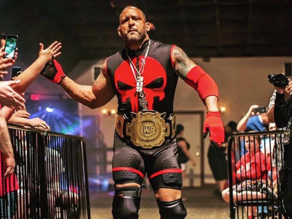 Montel Vontavious Porter (MVP) worked a spoiled rich athlete gimmick. He was in prison when on of the guards got him interested in wrestling and started training with him when he got out. He has held many titles across multiple promotions in the U.S. and in Japan.