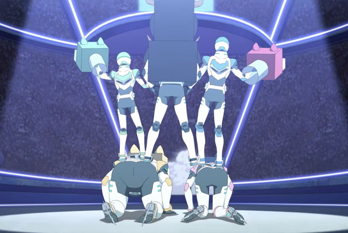 She doesn't even get to be a Princess in the Voltron show! They make her be Keith! Lance and Shiro also step on her during the ice show, which bothers me personally. You don't step on a princess!!!