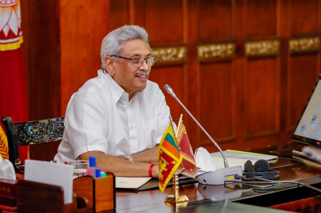 GotabayaR's tweet photo. Progam to teach technology &amp; English to students awaiting OL/AL results + Uni entrance, to be included in new Education transformation. Online classes has been a success though schools were closed due to #COVID19 &amp; will continue with better facilities provided for rural kids https://t.co/smqbAWGgus