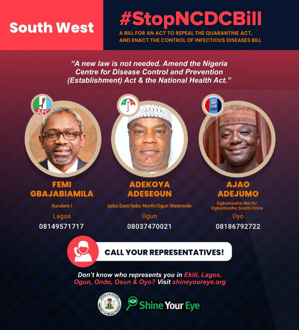 EiENigeria's tweet photo. Police officers may apprehend & take any person suffering from an infectious disease whom the officer finds on any street, public, place, transportation, etc to a hospital.
How will police officers determine that a person is suffering from an infectious disease?
#StopNCDCBill https://t.co/DuJZH2mEoi