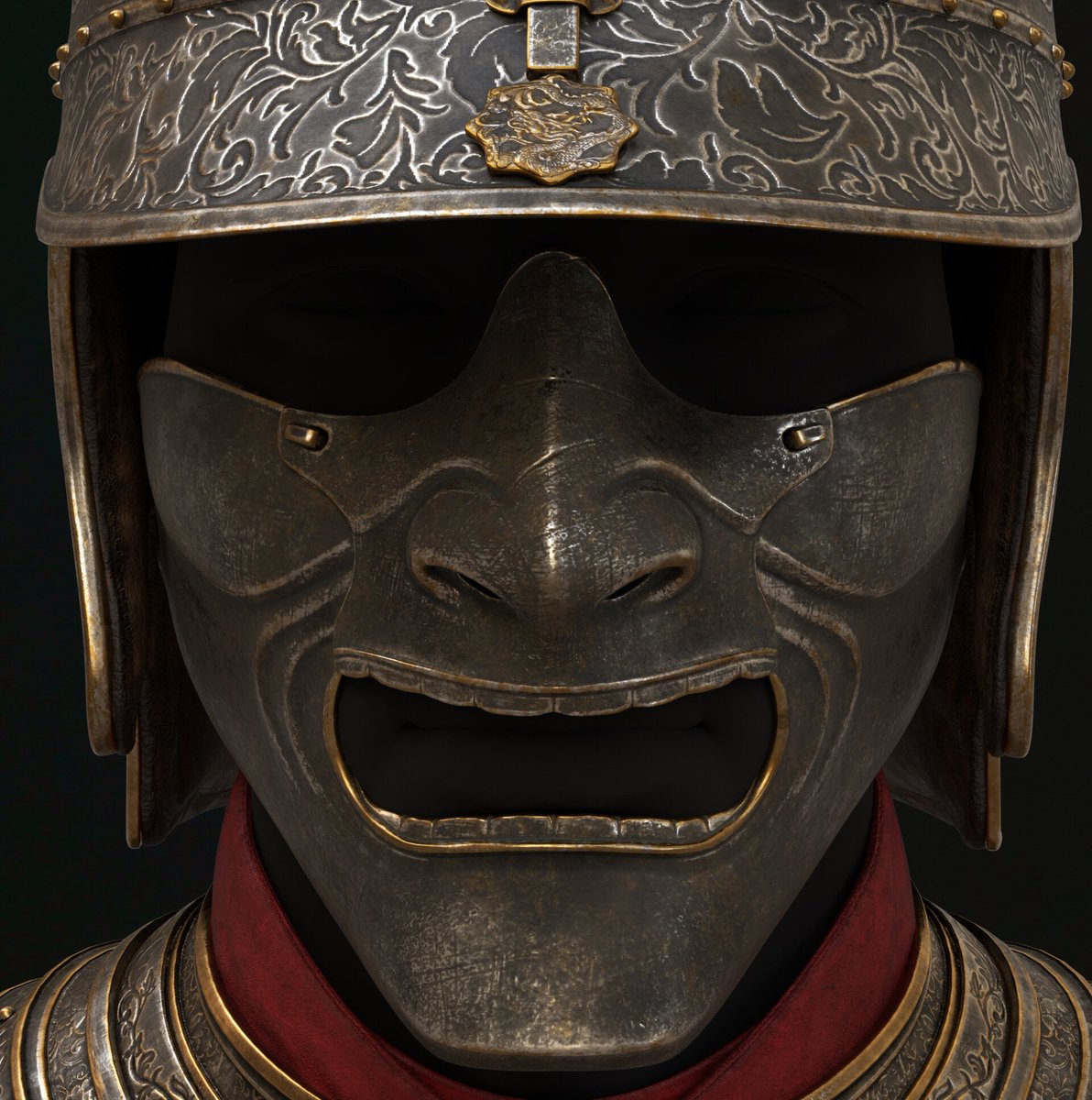 BadiRukhsar's tweet photo. Medieval Helmet                             Hello Guys.. I am excited to share my new work with you.Icollaborated with my dear friend and awesome artist sanjay singh. #SubstancePainter #substance #gameart #props #lowpoly @Substance3D @pixologic @marmosetco @polycount @80Level https://t.co/WjtKgZEeCD