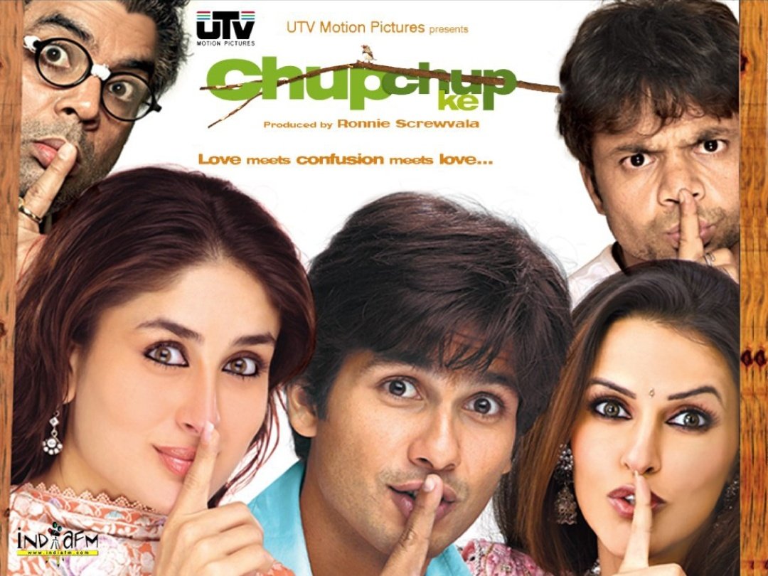 Celebrating #14YearsofChupChupKe. One of the best family entertainers. Thank you Priyadarshan sir for this beautiful film. #ShahidKapoor, #KareenaKapoorKhan, and other actors just nailed it. #ChupChupKe