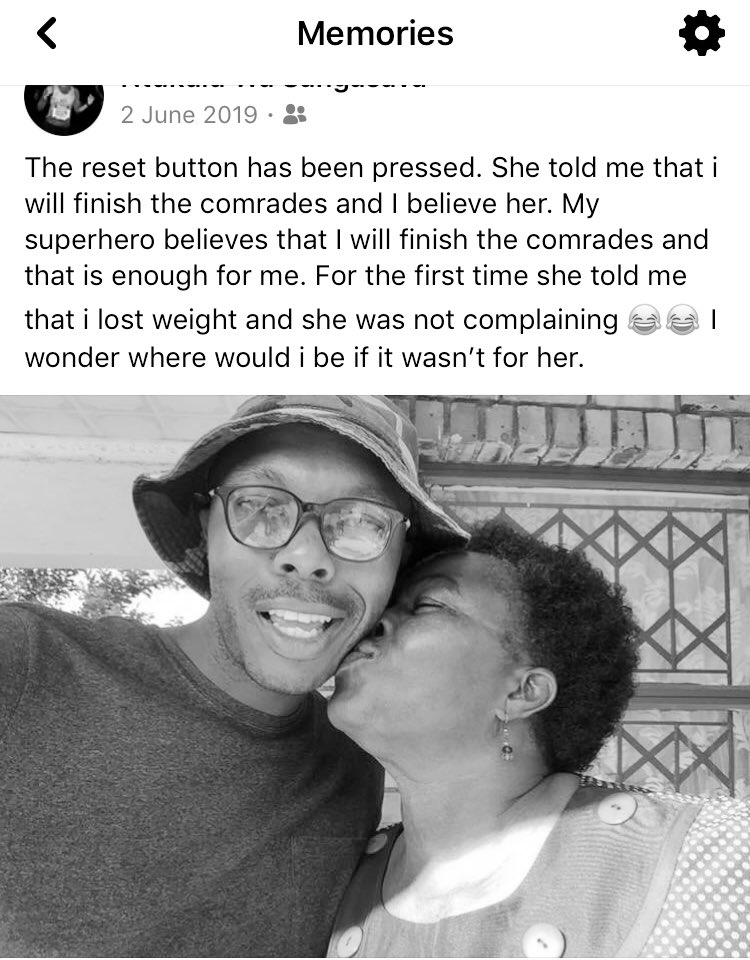 I had already been home so that my mom could wish me luck. After mocking my weight, She said “I’d rather have a son who didn’t finish the Comrades than have a son who died attempting to finish against all odds.” These words would ring in my head when the going got tough.