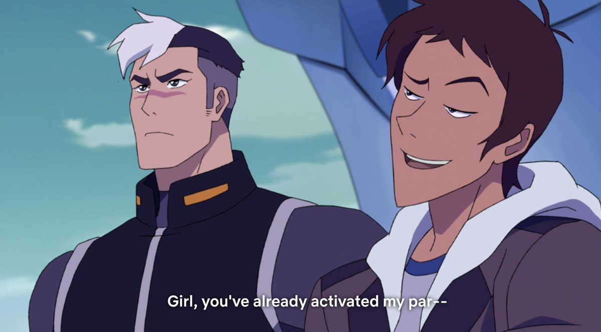 A character who she shows no interest in, and is kind of a jerk to her? It's possessive and gross.He also never seems to have a moment of clarity of treating Allura like anything other a prize for himself. He doesn't see her as a person. This doesn't really change all series?