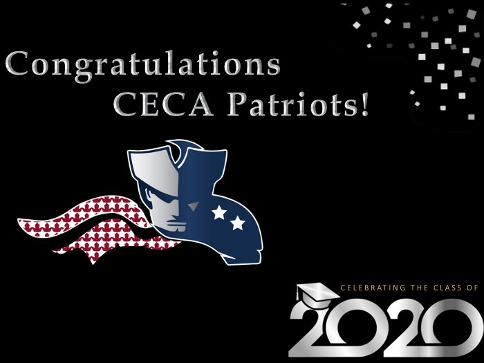 5 Days till CECA Graduation 2020! Seniors we’re very excited for the event. Help us prepare by registering your guests, and If you’re not attending, please let us know so we can celebrate you!  Go to: clintweb.net/clint2020