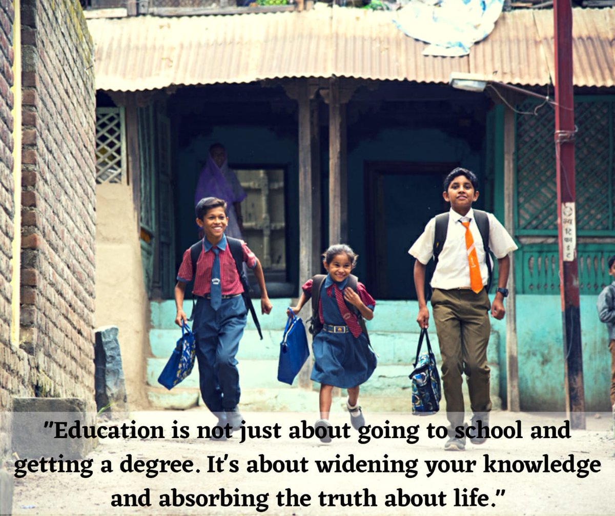 #educationalentertainment #educationprogram #educationtech #educationresource #educationalfurniture 
'Education is not just about going to school and getting a degree. It's about widening your knowledge and absorbing the truth about life.'