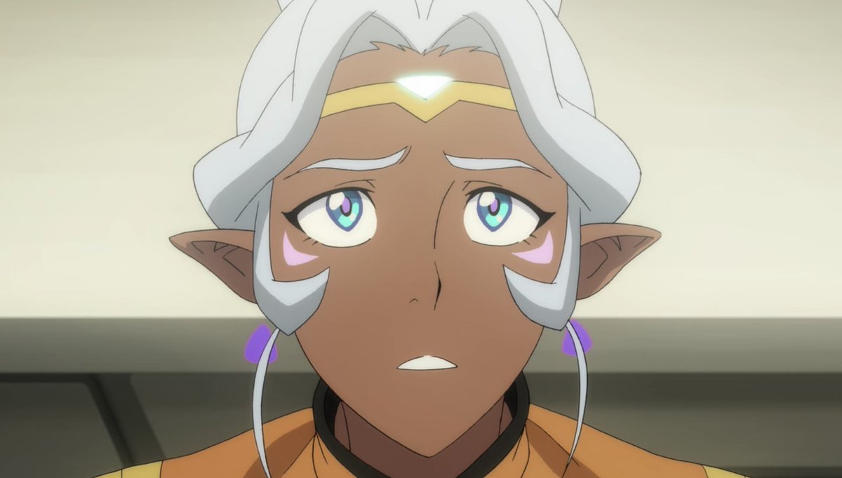 In season seven Allura gives up her crown to save Shiro, the last symbol of being a princess. In that same episode, they show her suddenly becoming interested in Lance.There's no part of Allura's story that would bring her here, but it's for Lance's benefit. She's an accessory.