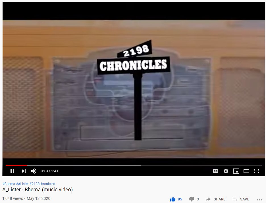 Morning fam, #Bhema just hit 1000 view on youtube, if you haven't peeped them yet please do youtube.com/watch?v=qSz6iZ…