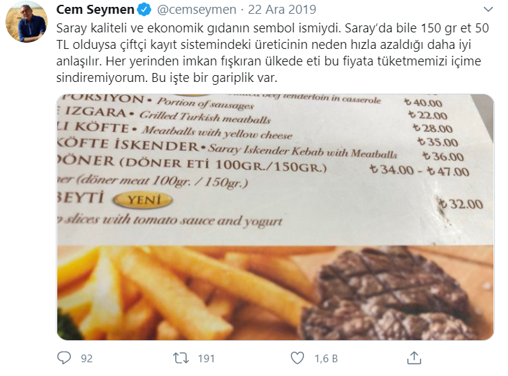 msikkofield's tweet photo. Fotoğraflardan birinde her yerinden imkan fışkıran ülkede et fiyatlarının neden yüksek olduğuna dair bir serzeniş göreceksiniz.

Diğerinde ise et endüstrisi ve ülke imkanlarına lanetler okuyan anti-kapitalist edebi bir metin göreceksiniz.

E siz ne istediğinizi bilmiyorsunuz ama. https://t.co/WcYEG8yIU1