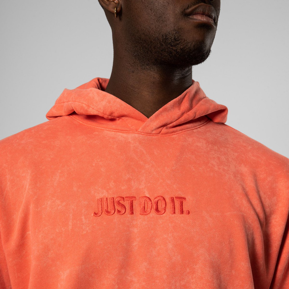 just do it orange hoodie