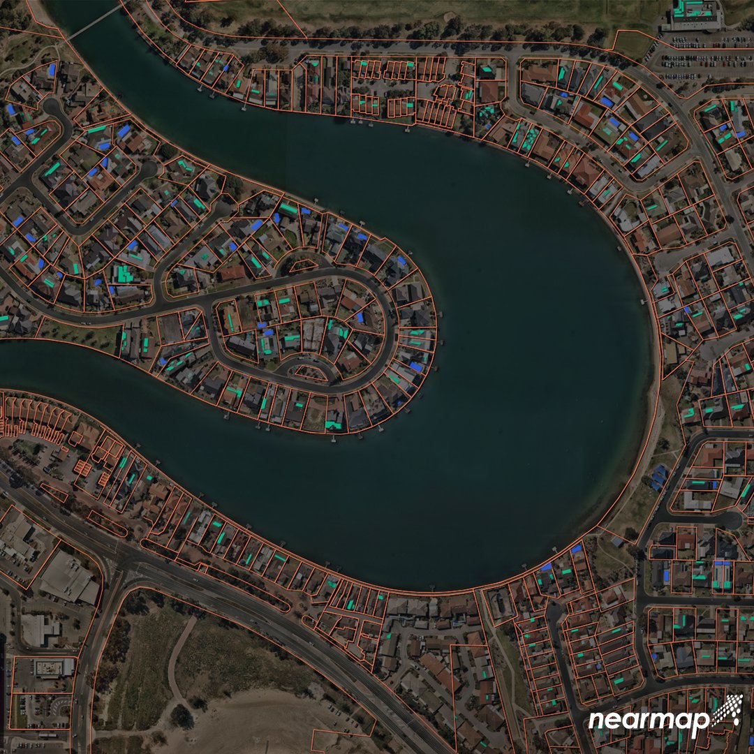 Have you tried #NearmapAI yet? Flex your insight muscle with a combination of rich, accurate #AI data overlaid on high resolution #aerialimagery. 

Take your insights to the next level now - visit nearmap.com/ai