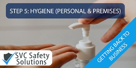 SVC_Solutions's tweet photo. SVC’s top #HealthAndSafety tips for #GettingBackToBusiness… STEP 5: HYGIENE (PERSONAL & PREMISES). Call Paul or Charlie now on 01206 262117 for more info. https://t.co/sJpuFwHTNZ.
#healthandsafetyatwork #healthandsafetyintheworkplace #svcgroup #svcsafetysolutions #20yearsofSVC https://t.co/L41a4bFUIy