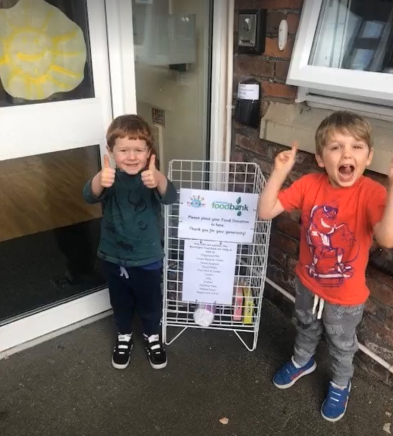 _KidsPlanet's tweet photo. Our #Lymm nursery are collecting for the local foodbank @WarringtonFB any donations would be so appreciated the children have loved bringing donations this week💚🥫
@warringtonnews @WeAreWarrington @warringtonworld https://t.co/JsEHPDpWUf