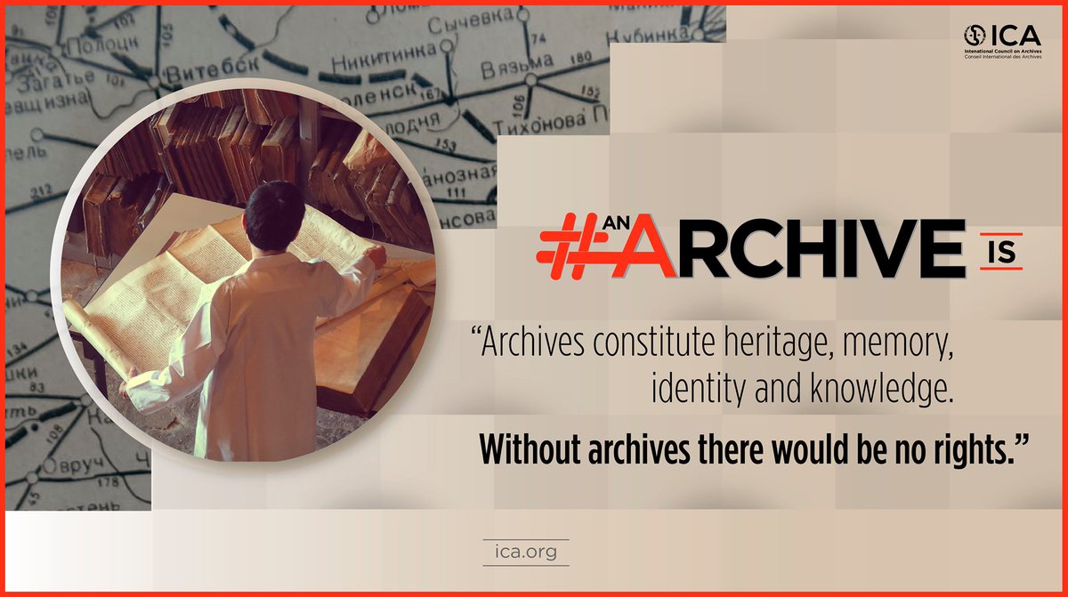 The #archives are constituted as a heritage that is transmitted from generation to generation, nourishing and guarding the collective memory of a society. #UnArchivoEs #IAW2020 #AnArchiveIs #CollectiveMemory