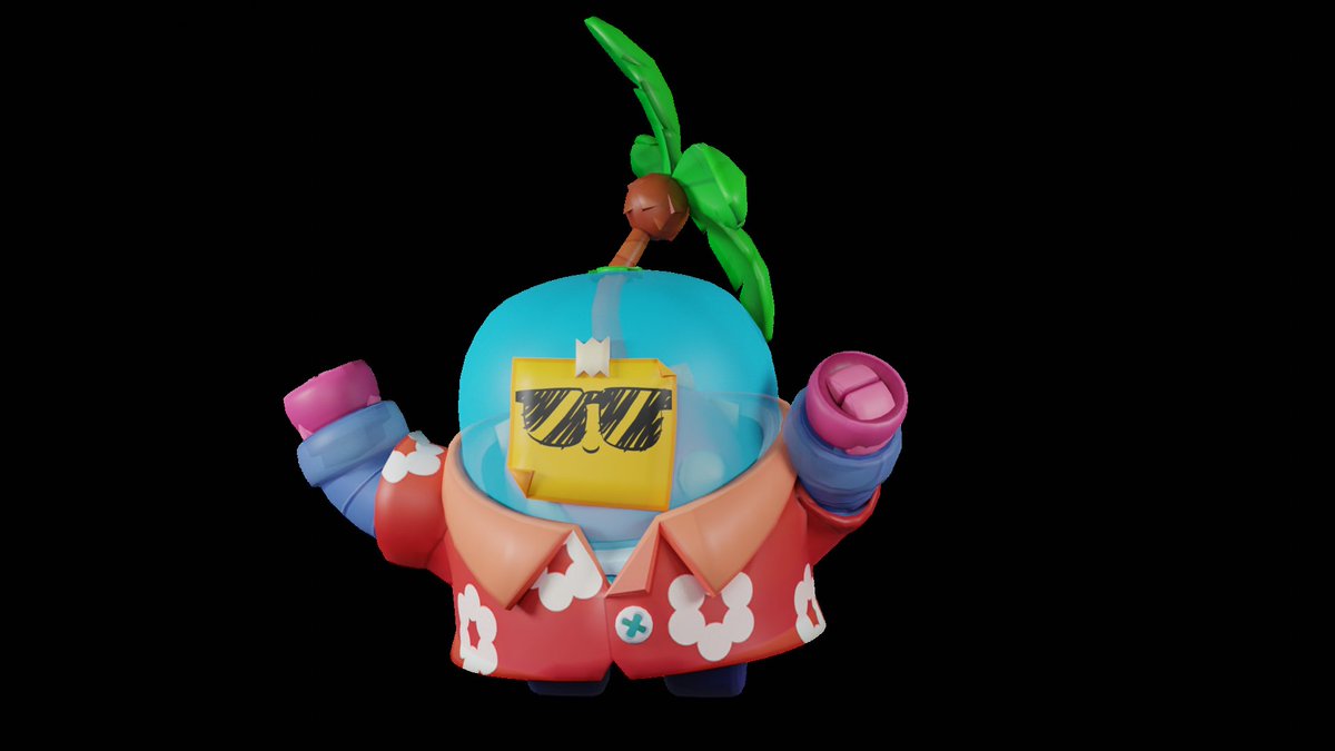 PhoenixBSArt's tweet photo. Tropical Sprout 3D renders! Summer Time! 🏝
#BrawlStarsArt #BrawlStars3D #BrawlStarsBlender #brawlstarfanart #BrawlStarsSprout https://t.co/RyqBQKDFH2
